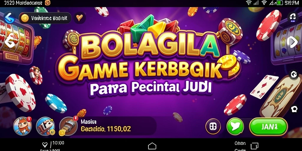 Gameplay BOLAGILA yang seru dengan berbagai pilihan permainan Kasino.