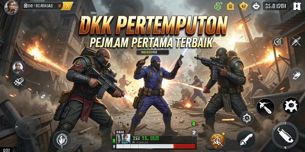 Gameplay DKK yang intens dan mendebarkan di tengah pertempuran.